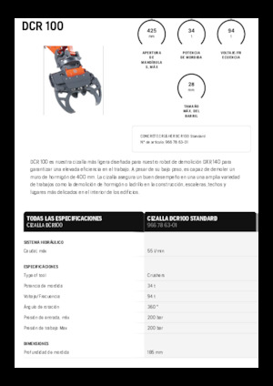 Drobilice za beton Husqvarna DCR 100