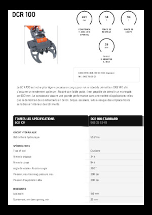 Drobilice za beton Husqvarna DCR 100