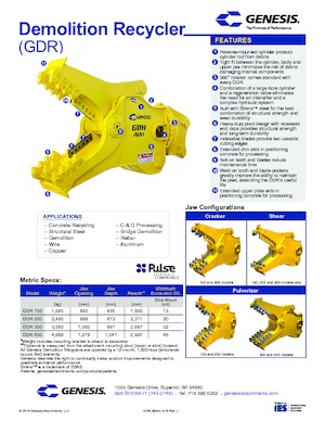 Drobilice za beton Genesis GDR 300
