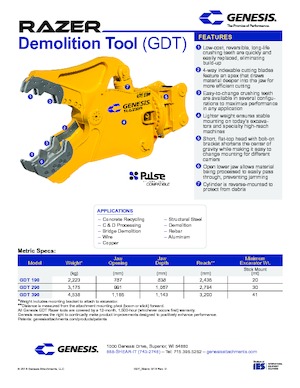 Drobilice za beton Genesis GDT 290 