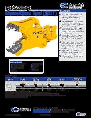 Drobilice za beton Genesis GDT 190 