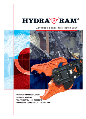 Drobilice za beton Hydra Ram HCC 3600 V