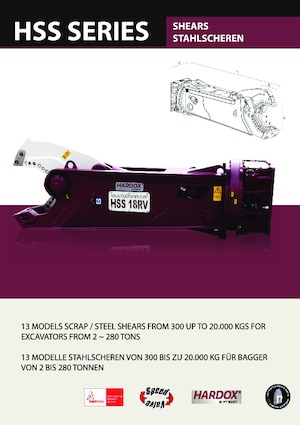 Rezači čeličnog otpada Hydra Ram HSS-40RV