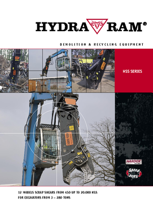 Rezači čeličnog otpada Hydra Ram HSS-40RV