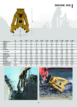 Drobilice za beton OSA Demolition Equipment RS2000 