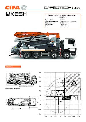 Pumpe miksera za kamione CIFA MK25H