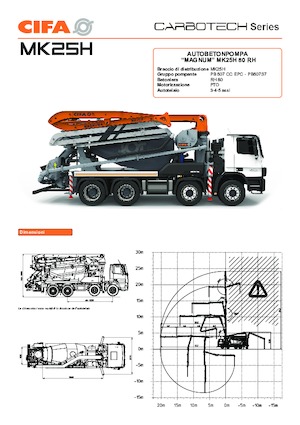 Pumpe miksera za kamione CIFA MK25H