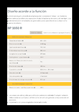 Pulverizatori za beton Epiroc BP 1650 R