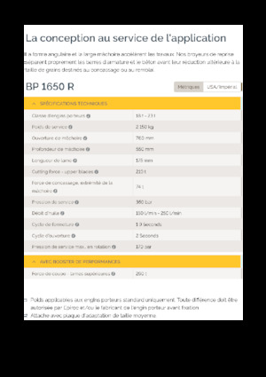 Pulverizatori za beton Epiroc BP 1650 R