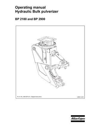Pulverizatori za beton Atlas Copco BP 2900
