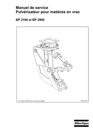 Pulverizatori za beton Atlas Copco BP 2900