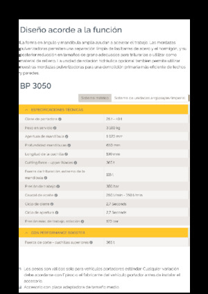 Pulverizatori za beton Epiroc BP 3050