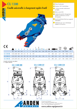 Pulverizatori za beton Arden CU 1300 BB