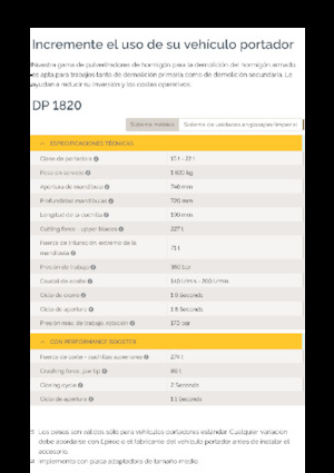 Pulverizatori za beton Epiroc DP 1820