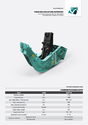 Pulverizatori za beton Everdigm EHP16 