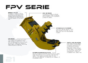 Pulverizatori za beton OSA Demolition Equipment FPV 17 