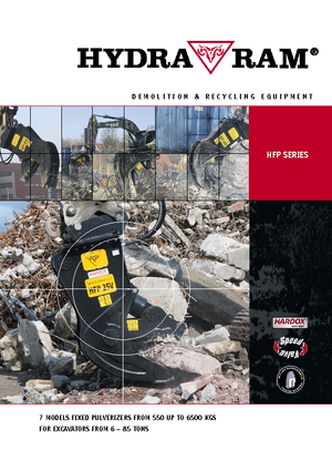 Pulverizatori za beton Hydra Ram HFP-25V
