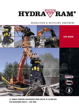Pulverizatori za beton Hydra Ram HRP-110V
