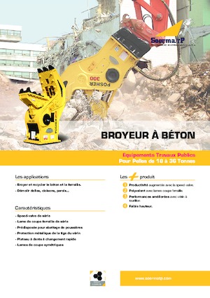 Pulverizatori za beton Soosan POSHER 200 