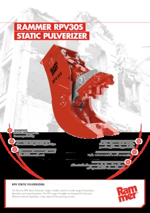 Pulverizatori za beton Rammer RPV30S
