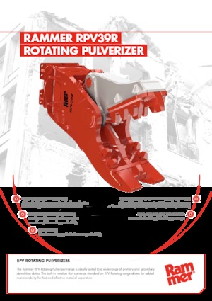 Pulverizatori za beton Rammer RPV39R 
