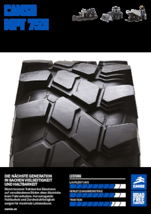 Gume za građevinske strojeve Camso MPT 753 340/80-18 IND