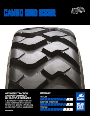 Gume za građevinske strojeve Camso GRD 533R 14.00R24