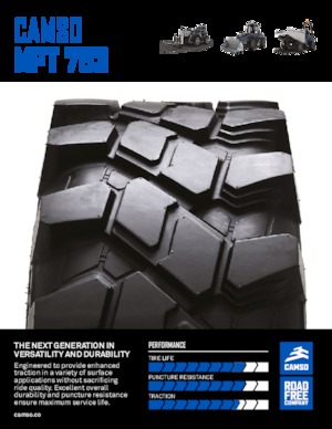 Gume za građevinske strojeve Camso MPT 753 340/80-18 IND