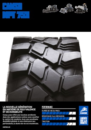 Gume za građevinske strojeve Camso MPT 753 340/80-18 IND