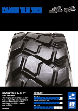 Gume za građevinske strojeve Camso TLH 753 14.00-24