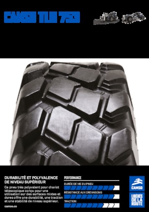 Gume za građevinske strojeve Camso TLH 753 14.00-24