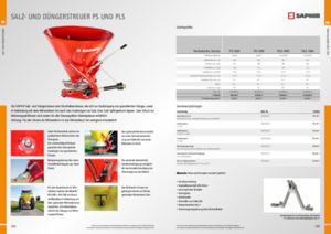 Rasipači hranjeni kontejnerima Saphir PLS 500