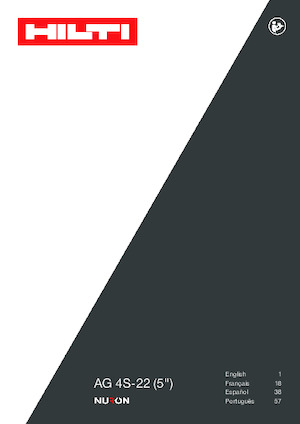 Akumulatorske kutne brusilice Hilti AG 4S-22