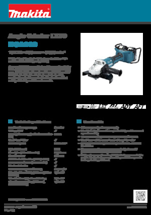 Akumulatorske kutne brusilice Makita DGA900