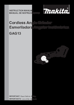 Akumulatorske kutne brusilice Makita GAG13M1