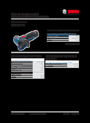 Akumulatorske kutne brusilice Bosch GWS 12V-76