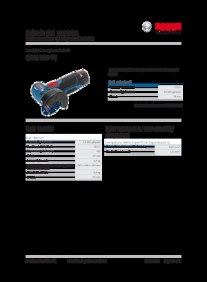 Akumulatorske kutne brusilice Bosch GWS 12V-76