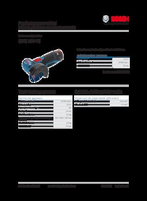 Akumulatorske kutne brusilice Bosch GWS 12V-76
