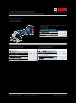 Akumulatorske kutne brusilice Bosch GWS 18 V-LI