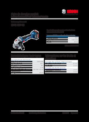 Akumulatorske kutne brusilice Bosch GWS 18V-10