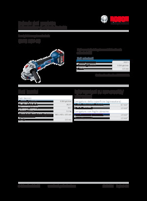 Akumulatorske kutne brusilice Bosch GWS 18V-10