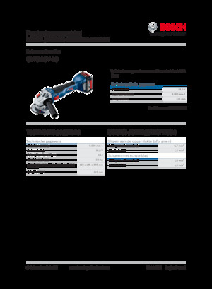 Akumulatorske kutne brusilice Bosch GWS 18V-10