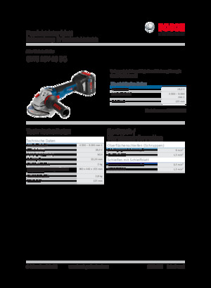 Akumulatorske kutne brusilice Bosch GWS 18V-10 SC