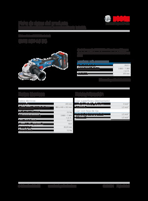 Akumulatorske kutne brusilice Bosch GWS 18V-15 SC