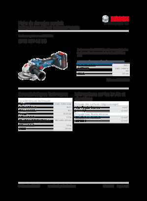 Akumulatorske kutne brusilice Bosch GWS 18V-15 SC