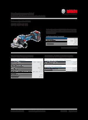 Akumulatorske kutne brusilice Bosch GWS 18V-15 SC