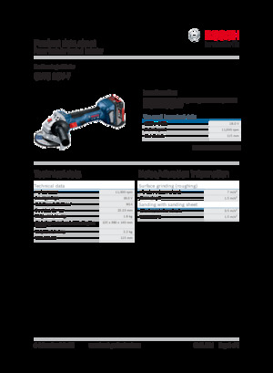 Akumulatorske kutne brusilice Bosch GWS 18V-7