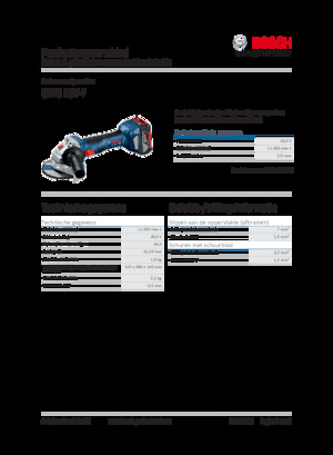 Akumulatorske kutne brusilice Bosch GWS 18V-7