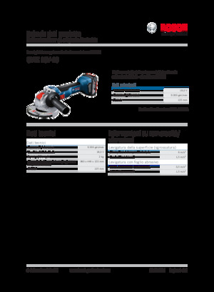 Akumulatorske kutne brusilice Bosch GWX 18V-10