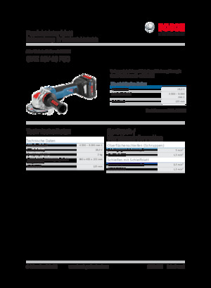 Akumulatorske kutne brusilice Bosch GWX 18V-10 PSC
